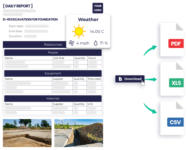 Daily Report + Download Daily Report + Download